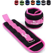 Photo 1 of Ankle Weights for Women, Men and Kids - 1.5 LBS x 2 Strength Training Wrist/Leg/Arm Weight with Adjustable Strap for Jogging, Gymnastics, Aerobics, Physical Therapy (Purple)