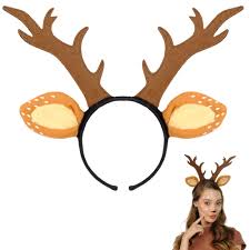 Photo 1 of Deer Horn and Ear Adult Costume Headband