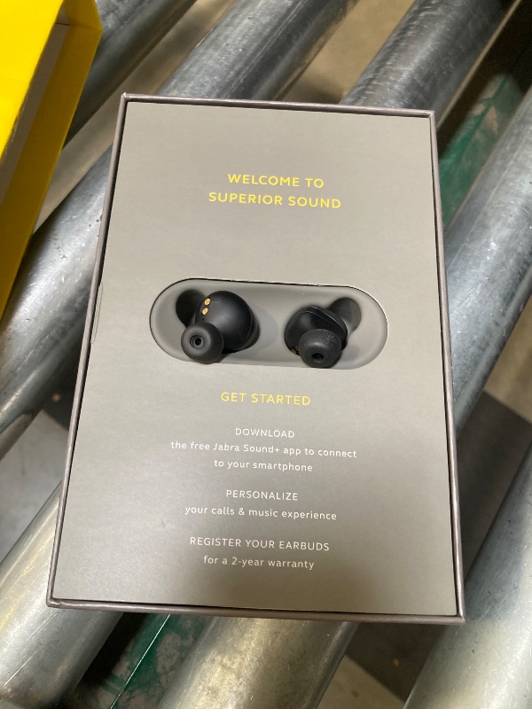 Photo 1 of Jabra Elite 75t– True Wireless Earbuds with Charging Case, Titanium Black – Active Noise Cancelling Bluetooth Earbuds with a Comfortable, Secure Fit, Long Battery Life, Great Sound