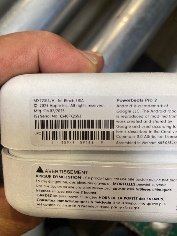 Photo 1 of Beats Powerbeats Pro 2 - Wireless Noise Cancelling Workout Earbuds with Secure- Fit Earhooks, Up to 45-Hour Battery with Charging Case, Sweat & Water Resistant, Heart Rate Monitoring - Jet Black