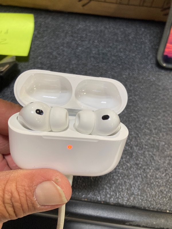 Photo 1 of Apple AirPods Pro 3 Wireless Earbuds, Active Noise Cancellation, Live Translation, Heart Rate Sensing,Hearing Aid Feature,Bluetooth Headphones,Spatial Audio, High-Fidelity Sound, USB-C Charging, White