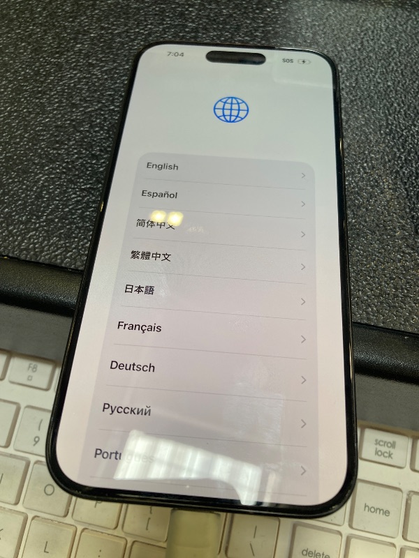 Photo 1 of Apple iPhone 15 Pro, 256GB, Blue Titanium - Unlocked (Renewed)