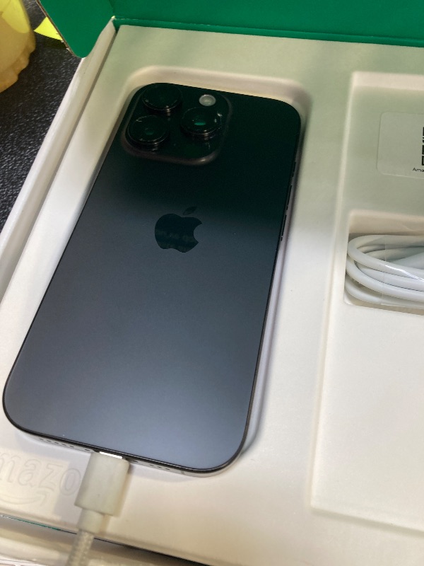 Photo 1 of Apple iPhone 16 Pro, US Version, 128GB, Black Titanium - Unlocked (Renewed Premium)