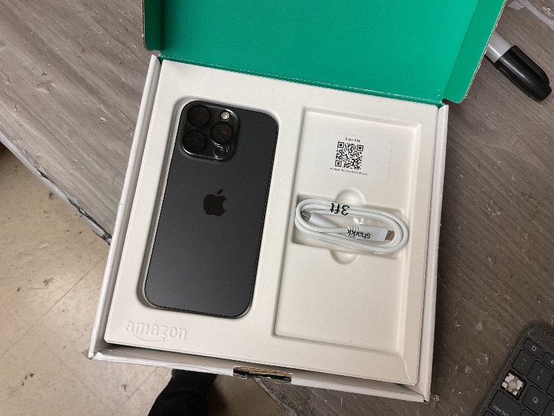 Photo 1 of Apple iPhone 16 Pro, US Version, 128GB, Black Titanium - Unlocked (Renewed Premium)