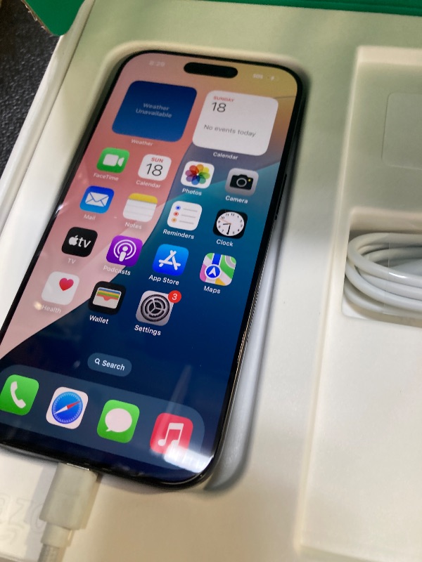 Photo 1 of Apple iPhone 16 Pro, US Version, 128GB, Black Titanium - Unlocked (Renewed Premium)