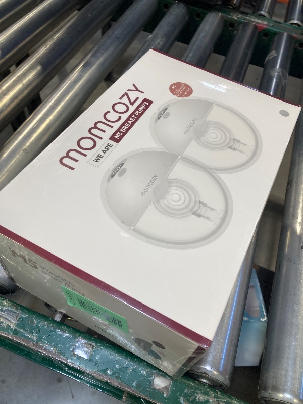 Photo 1 of * FACTORY SEAL**--Momcozy M5 Hands-Free Wearable Breast Pump, Double-Sealed Flange for Baby-Like Comfort, 3 Modes & 9 Suction Levels, Portable Electric Pump – 24mm, 2-Pack Quill Gray