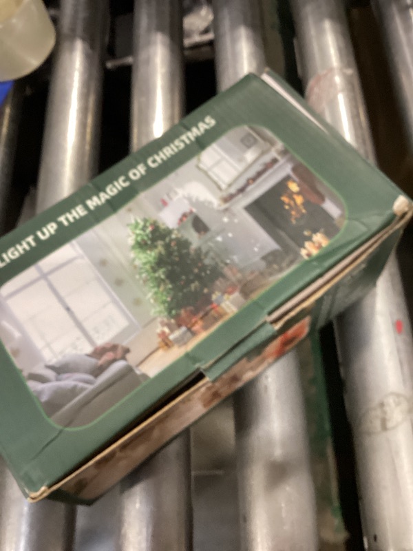 Photo 1 of 504 LED Christmas Lights Outdoor 50FT with 112 Drops, Christmas Decorations Hanging Lights 12 Modes, Dimmable Outsite Fairy String Lights for Wedding Party Holiday Winter Wonderland Decor Cool White