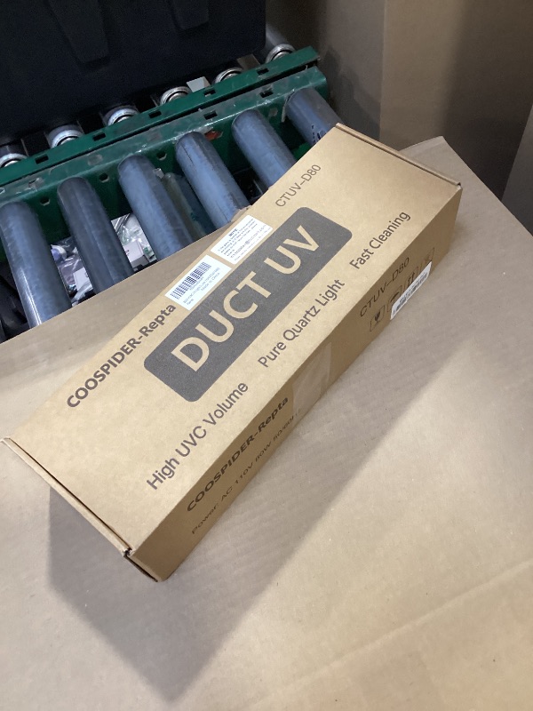 Photo 1 of 80W UV Light for HVAC Systems- Ozone-Free Commercial/Whole House Duct UVC Lamp with Ceramic Base, Dual H-Tube 99.9% Efficiency with 253.7nm, for Hotel, Mall, School, Hospitals and Other Large Places