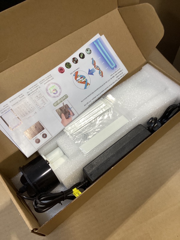 Photo 1 of 80W UV Light for HVAC Systems- Ozone-Free Commercial/Whole House Duct UVC Lamp with Ceramic Base, Dual H-Tube 99.9% Efficiency with 253.7nm, for Hotel, Mall, School, Hospitals and Other Large Places