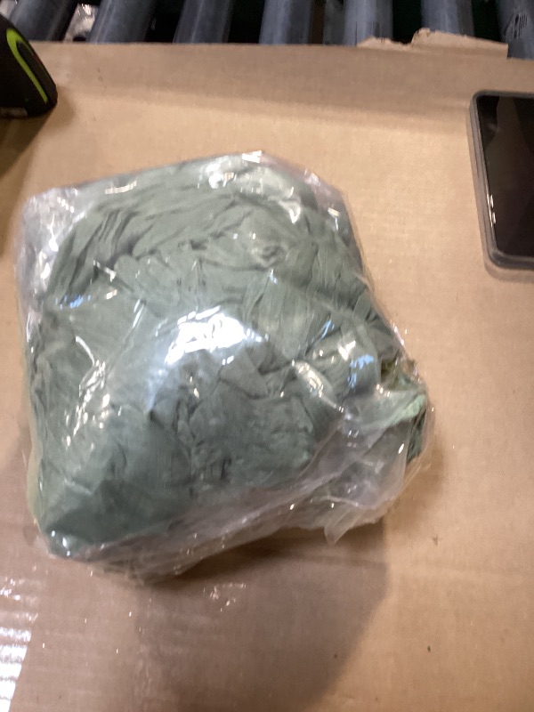 Photo 1 of 10 Pack Sage Green Cheesecloth Table Runner 17x108 Inch Boho Gauze Cheese Cloth Table Runners for Wedding Party Baby Shower Birthday Home Decor