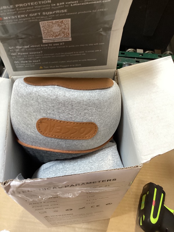 Photo 1 of 3-in-1 Neck Massager Pillow for Pain Relief, Featuring Heat & Gentle Support, Cervical Massage Pillow for Neck, Shoulder & Back, Ergonomic Design for Daily Comfort, Plug-in Use for Continuous Power