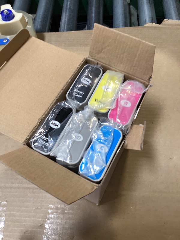 Photo 1 of 72 Ink Cartridge 130ml with New Chip Replacement for HP 72 Ink Cartridges C9403A C9370A C9371A C9372A C9373A C9374A for DesignJet T770 T790 T795 T610 T620 T1100 T1120 T1200 Printers, 6 Pack 72 Ink