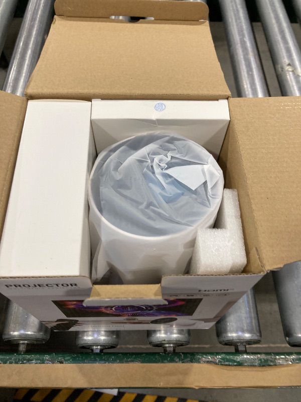 Photo 1 of [Electric Focus]Mini Portable Projector with 4K Support, Bluetooth 5.4 WIFI6, 5watt Sound Base Speaker, 260 ANSI, Android 11, 210° Rotation , Auto Keystone Correction Video Projector HY300 PLUS