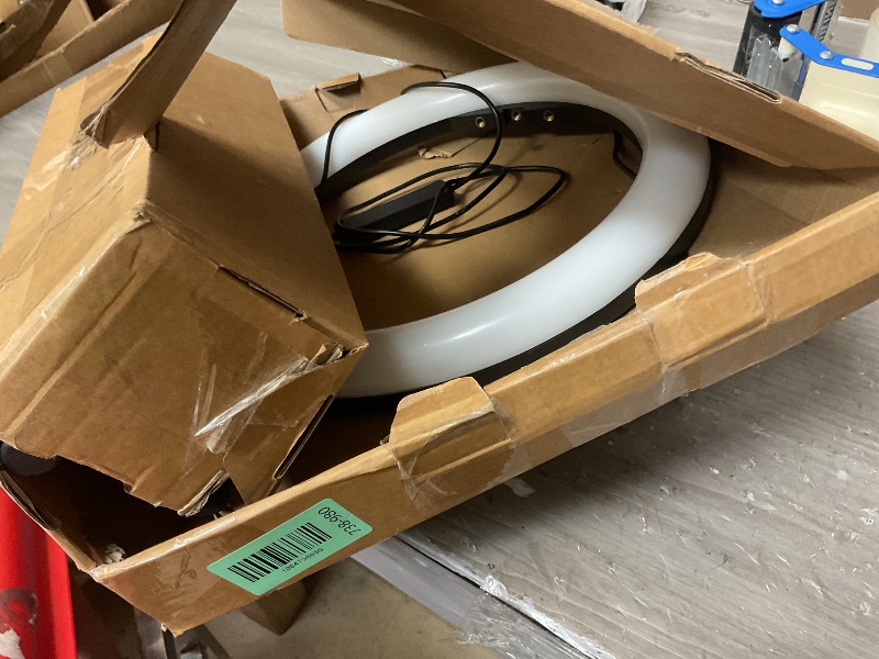 Photo 1 of STALLY 13.3" Ring Light with Stand, Music Mode, 75" Tall with 3 Phone Holder, 3 CCT Modes & 48 RGB Color Modes, Ring Light Tripod for iPhone with Wireless Remote, Great for Photograph/Makeup/TikTok