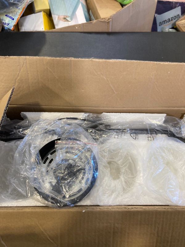 Photo 1 of Espird Bathroom Vanity Light Fixtures Matte Black Bathroom Lighting Fixture, 3 Lights Bathroom Light Fixture Over Mirror, Modern Black Vanity Light, UL Certified Wall Sconces with Glass Shades