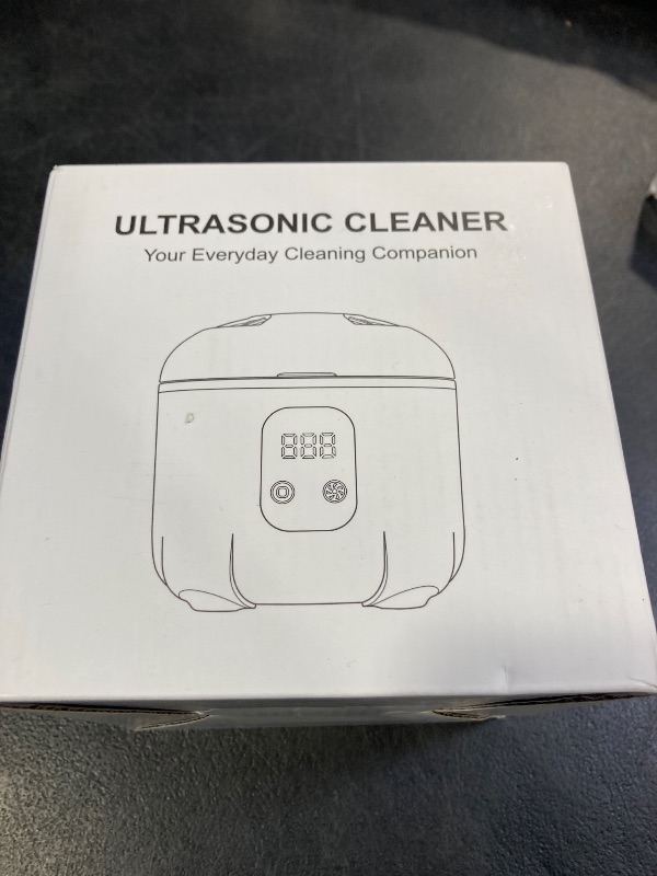 Photo 1 of 2025 Ultrasonic Retainer Cleaner- 45KHz 25W Portable Denture Cleaner with Drying Function and Removable Inner for Dentures, Mouth Guards, Aligners, Jewelry and More