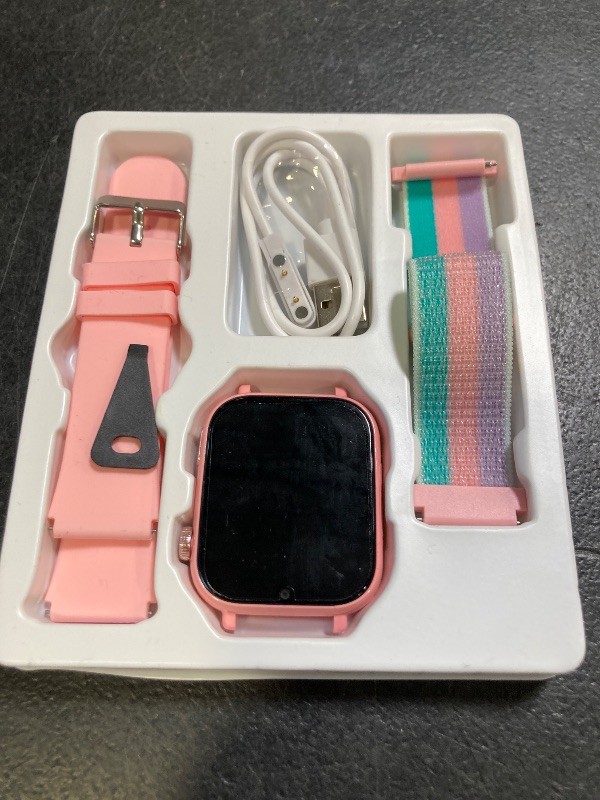 Photo 1 of 4G Kids Smart Watch GPS Tracker, Smartwatch for Kid with Video Calling, Voice Chat, Class Mode, SOS , Pedometer, Alarm, Games, SIM Card HD Touch Screen Phone Watch Gift for 4-12 Girls Boys, Purple