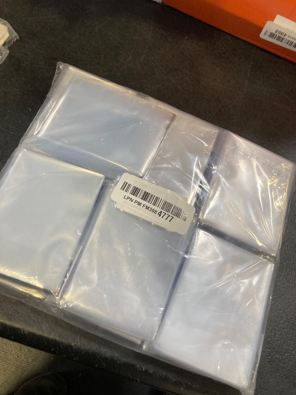 Photo 1 of 1200 Count Card Sleeves, Clear Baseball Card Sleeves, Soft Trading Card Sleeve Fit for MTG, TCG, Baseball Cards, Football Cards, Game Cards