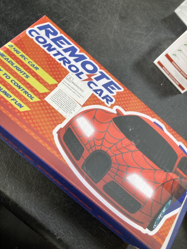 Photo 1 of Aooess Remote Control Car Toy for Kids: Spider Rc Cars for Boys Age 4-7 Toy Cars for Boys Age 4-7 Racing Car Toys Spider Toys for Boy 4-6 Birthday Gift for 3 4 5 6 7 8 9 Year Old Boy Girls, Red