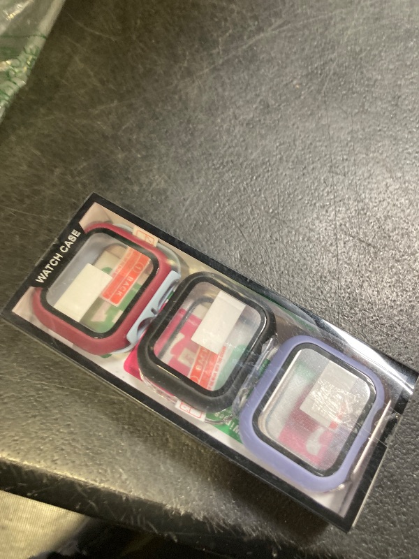 Photo 1 of 6-Pack Case with Tempered Glass Screen Protector Compatible with Apple Watch Series SE 3(2025)/SE 2/SE/6/5/4 40mm, Full Coverage Hard PC Protective Face Cover Bumper for iWatch 40 mm