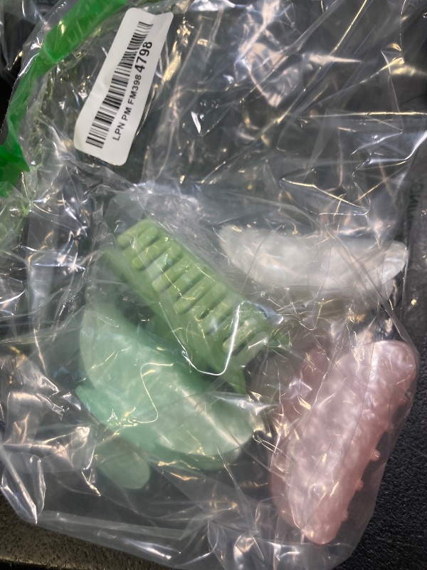 Photo 1 of 4Pcs Large Acrylic Clips - Big Non-Slip Banana Barrettes for Thick Hair, Strong Hold Jaw Clips for Women Girls