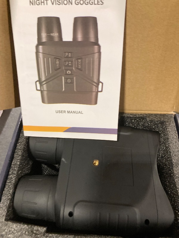 Photo 1 of HEXEUM Night Vision Goggles, 4K Night Vision Binoculars for Adults with 5000mAh Battery, 3" HD Screen & 32GB Card for Hunting, Wildlife Observation, Security