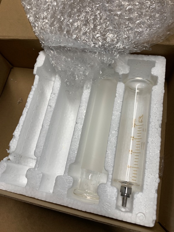 Photo 1 of ***ONLY ONE***
TrelaCo 4 Pack 20ml Reusable Glass Syringe with No Needle, Measurement and Dispensing Syringe Tools for Liquid Measuring, Feeding Pets, Oil or Glue Applicator