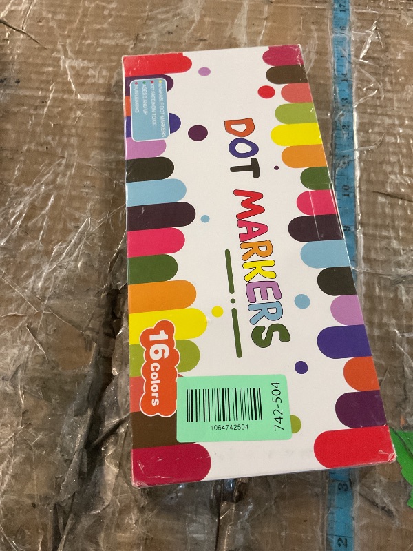 Photo 1 of *** Factory sealed Bingo Markers 16 Color Bingo Daubers Washable Bingo Markers Drawing Coloring Arts and Crafts Supplies Dot Paint Marker Set