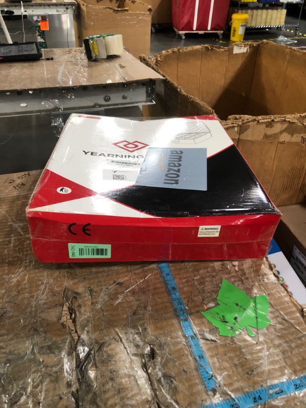 Photo 1 of ***Only 1, Partial Set***YearningHome Cup and Mug Storage Box with Hard Shell and Dividers for Coffee Mugs,Tea Cups and Glasses,Stackable Storage Organizers with Lid,Handles,Zips and Lable for Moving,Holds 12, 1 Pack, Grey