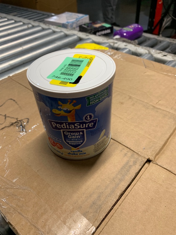 Photo 1 of ***BEST BY 03/1/2027*** PediaSure Grow & Gain with Immune Support Shake Mix Powder, 23 Vitamins & Minerals, 6g Protein, Non-GMO, Gluten-Free, Vanilla, 14.1 oz Can, Pack of 1-8 servings