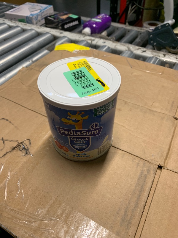 Photo 1 of ***BEST BY 03/1/2027*** PediaSure Grow & Gain with Immune Support Shake Mix Powder, 23 Vitamins & Minerals, 6g Protein, Non-GMO, Gluten-Free, Vanilla, 14.1 oz Can, Pack of 1-8 servings