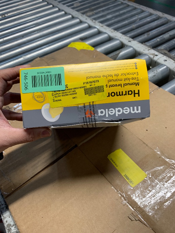 Photo 1 of ***FACTORY SEALED***OPENED TO SHOW PRODUCT*** Medela Harmony Manual Breast Pump, Compact Swiss Design with PersonalFit Flex Shields and Medela's 2-Phase Expression Technology