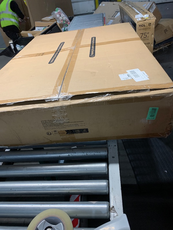 Photo 1 of ***BOX 1 OF 2***PRICE ADJUSTED** Marsail 89 Inch Sofa, 3-Seater Modern Comfy Couch with Deep Seats, Upholstered Linen Couches for Living Room, Bedroom, Office,Apartment, Beige