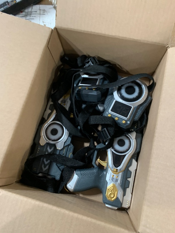 Photo 1 of ***MISSING PARTS***
Laser Tag Guns Set of 2, Laser Tag Game with LED Score Display Vests Inoor Outdoor Games for Kids Cool Toys for 8 9 10 11 12+ Year Old Boys Girls Children Teens Adults Christmas Birthday Gifts