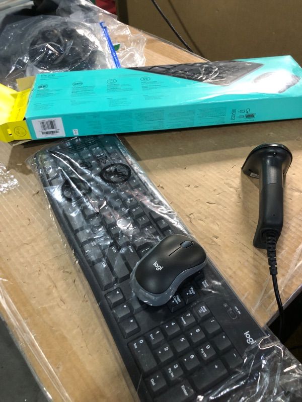 Photo 1 of ***MISSING PARTS***
Logitech MK270 Wireless Keyboard and Mouse Combo for Windows, 2.4 GHz, 8 Multimedia Keys, PC, Laptop, Wireless Keyboard Compact Mouse Combo - Black