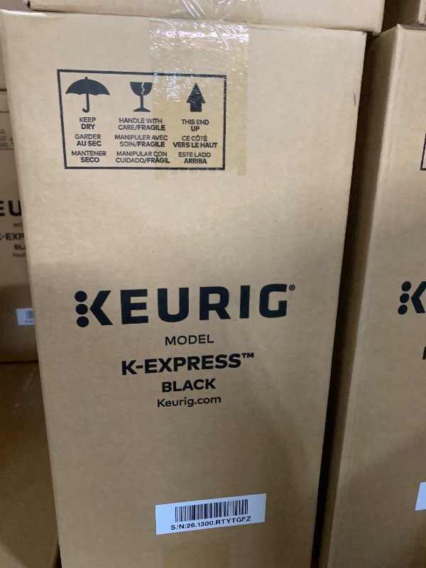 Photo 1 of ***FACTORY SEALED***
Keurig K-Express Single Serve K-Cup Pod Coffee Maker, 3 Brew Sizes, Strong Button Feature, 42oz Removable Reservoir, Black