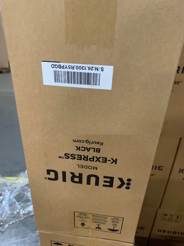 Photo 1 of ***FACTORY SEALED***
Keurig K-Express Single Serve K-Cup Pod Coffee Maker, 3 Brew Sizes, Strong Button Feature, 42oz Removable Reservoir, Black