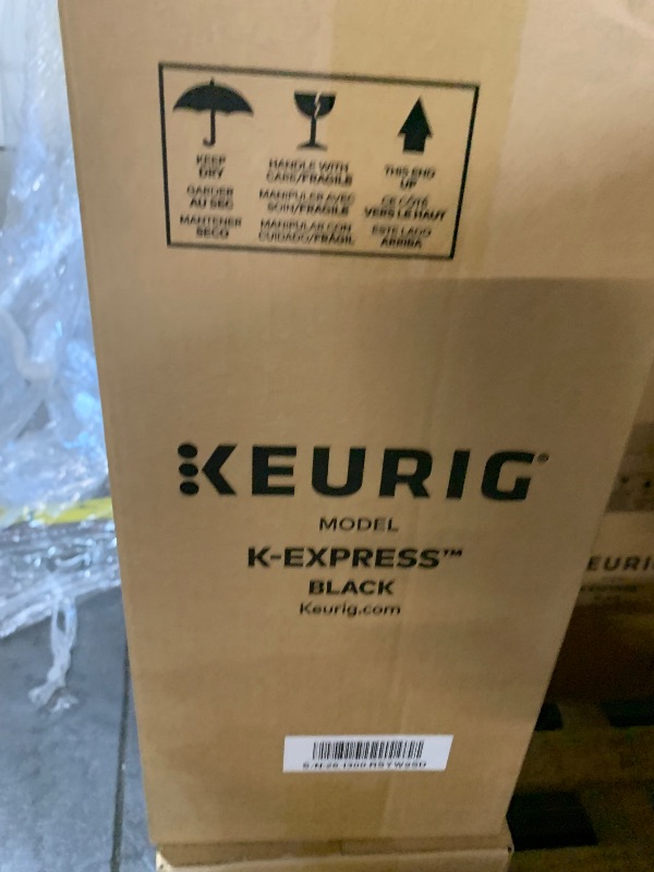 Photo 1 of ***FACTORY SEALED***
Keurig K-Express Single Serve K-Cup Pod Coffee Maker, 3 Brew Sizes, Strong Button Feature, 42oz Removable Reservoir, Black