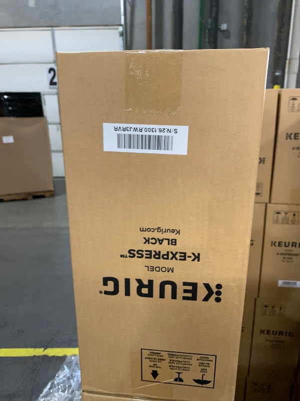 Photo 1 of ***FACTORY SEALED***
Keurig K-Express Single Serve K-Cup Pod Coffee Maker, 3 Brew Sizes, Strong Button Feature, 42oz Removable Reservoir, Black