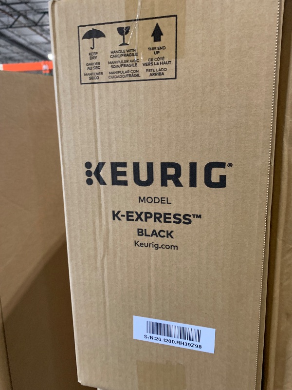 Photo 1 of ***FACTORY SEALED***
Keurig K-Express Single Serve K-Cup Pod Coffee Maker, 3 Brew Sizes, Strong Button Feature, 42oz Removable Reservoir, Black