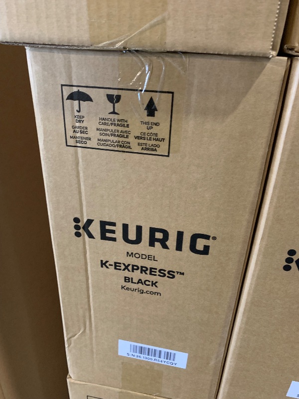 Photo 1 of ***FACTORY SEALED***
Keurig K-Express Single Serve K-Cup Pod Coffee Maker, 3 Brew Sizes, Strong Button Feature, 42oz Removable Reservoir, Black