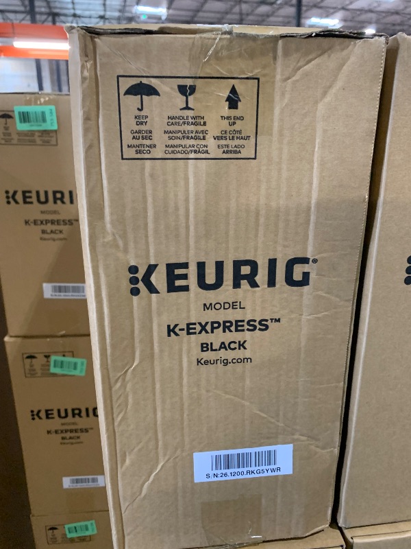 Photo 1 of ***FACTORY SEALED***
Keurig K-Express Single Serve K-Cup Pod Coffee Maker, 3 Brew Sizes, Strong Button Feature, 42oz Removable Reservoir, Black