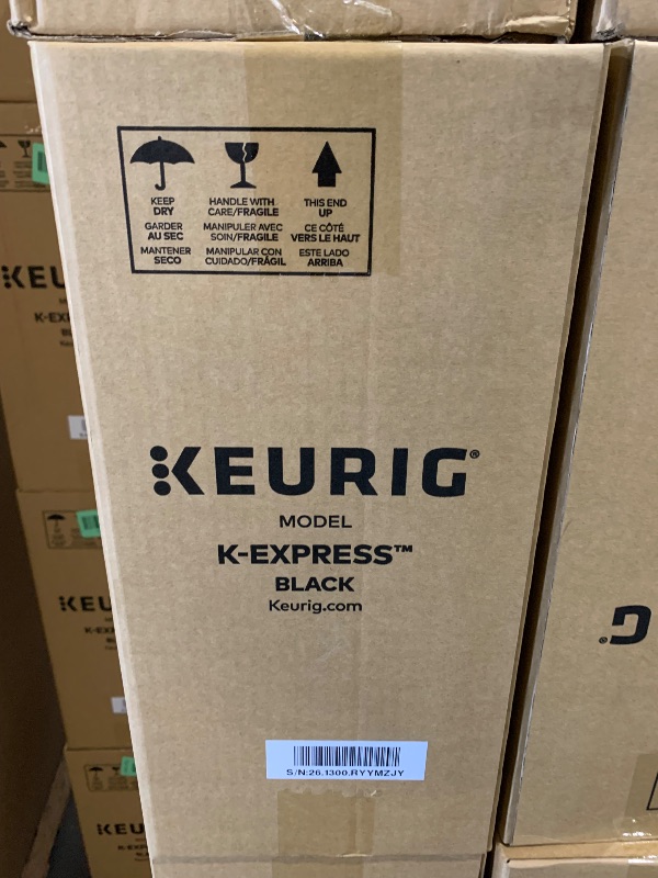 Photo 1 of ***FACTORY SEALED***
Keurig K-Express Single Serve K-Cup Pod Coffee Maker, 3 Brew Sizes, Strong Button Feature, 42oz Removable Reservoir, Black