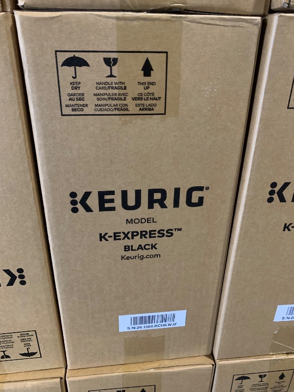 Photo 1 of ***FACTORY SEALED***
Keurig K-Express Single Serve K-Cup Pod Coffee Maker, 3 Brew Sizes, Strong Button Feature, 42oz Removable Reservoir, Black