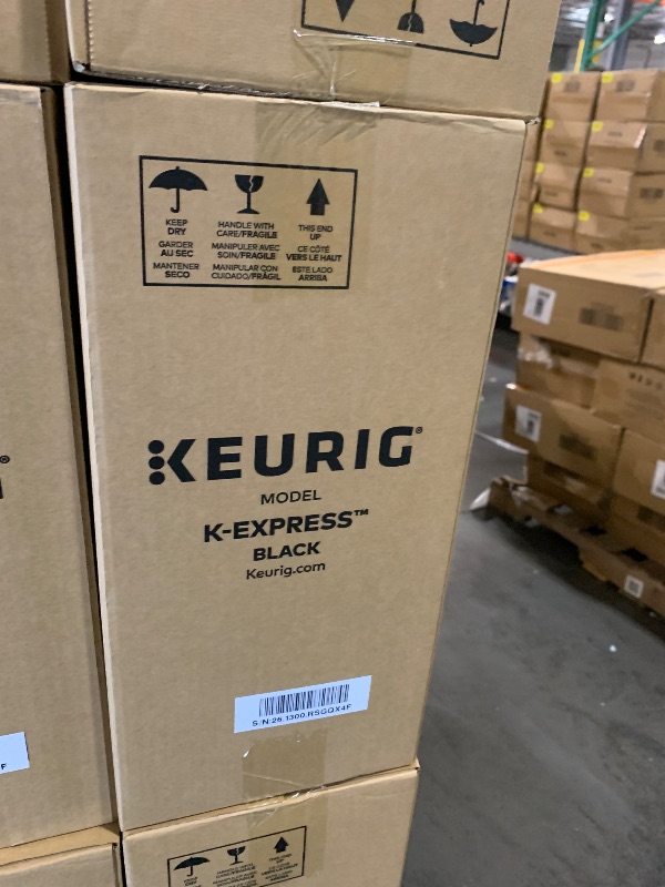 Photo 1 of ***FACTORY SEALED***
Keurig K-Express Single Serve K-Cup Pod Coffee Maker, 3 Brew Sizes, Strong Button Feature, 42oz Removable Reservoir, Black