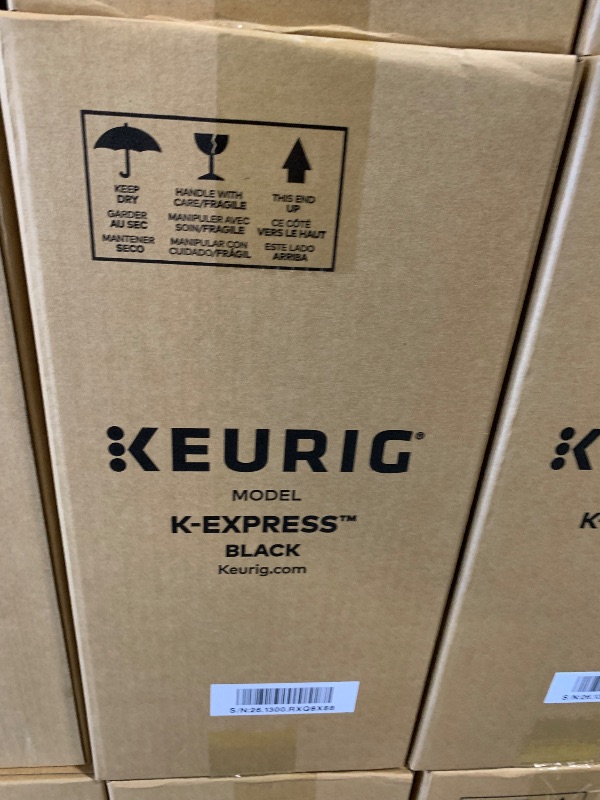 Photo 1 of ***FACTORY SEALED***
Keurig K-Express Single Serve K-Cup Pod Coffee Maker, 3 Brew Sizes, Strong Button Feature, 42oz Removable Reservoir, Black