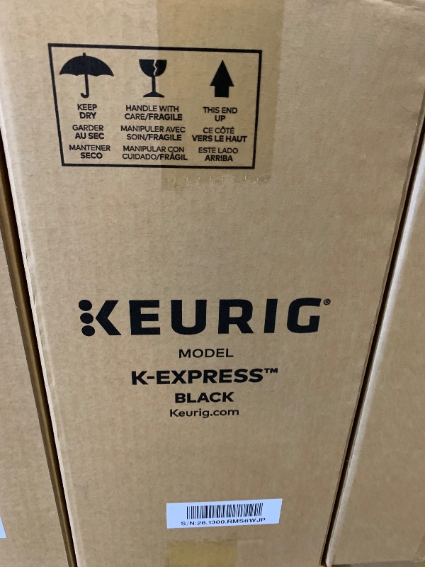 Photo 1 of ***FACTORY SEALED***
Keurig K-Express Single Serve K-Cup Pod Coffee Maker, 3 Brew Sizes, Strong Button Feature, 42oz Removable Reservoir, Black