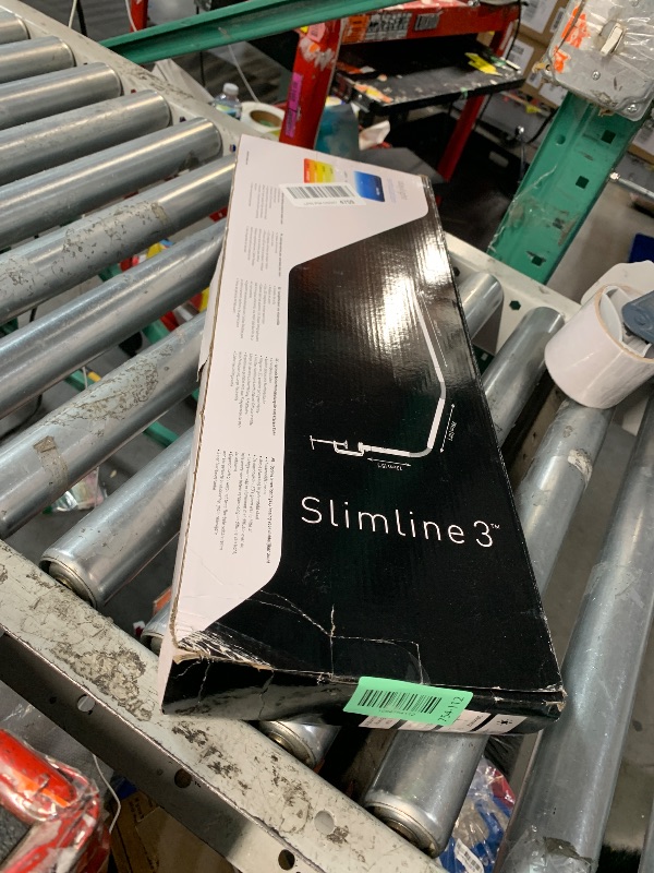 Photo 1 of ***FACTORY SEALED***
Daylight Company, LLC U35108 Slimline 3 Table Lamp-LED-80 CRI-Eye Care-4 Brightness Levels, 3,000 LUX at 30 cm, 1,065 LUMENS-4 Step DIMMER Mode, Brushed Steel, 25.6 x 30 x .8