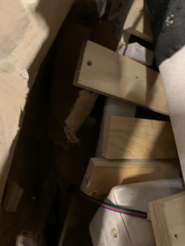 Photo 1 of (truck/trailer pick up only)
SHA CERLIN King Size Lift Up Storage Bed/Velvet Upholstered/Modern Wingback Headboard/Upholstered Platform Bed Frame/Hydraulic Storage/No Box Spring Needed/White