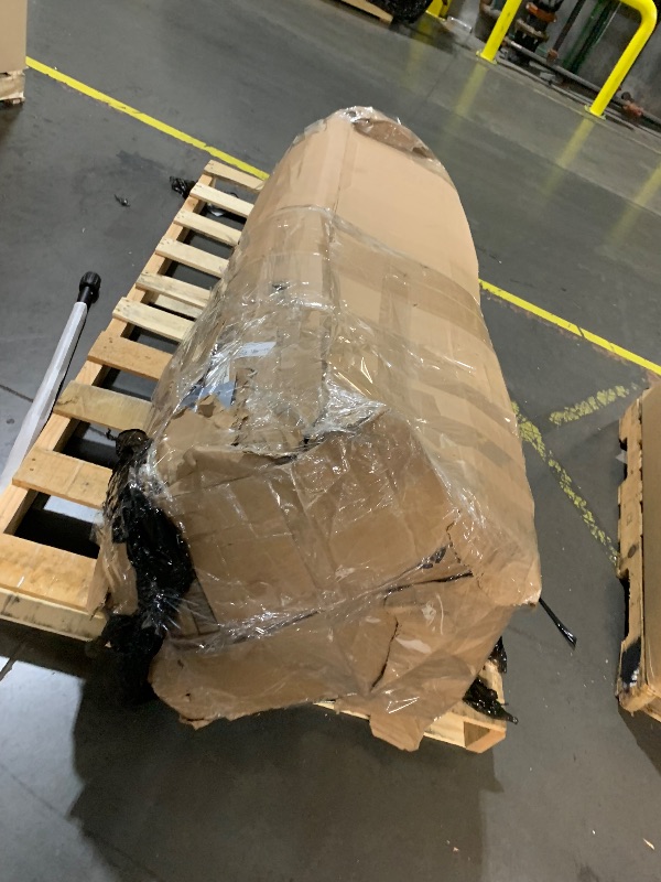 Photo 1 of (truck/trailer pick up only)
SHA CERLIN King Size Lift Up Storage Bed/Velvet Upholstered/Modern Wingback Headboard/Upholstered Platform Bed Frame/Hydraulic Storage/No Box Spring Needed/White